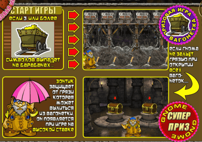 Описание бонуса Гном Бонусный раунд